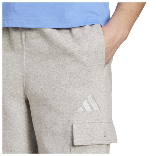 Adidas Ανδρικό παντελόνι φόρμας All SZN Fleece Loose Cargo Open Hem Pants